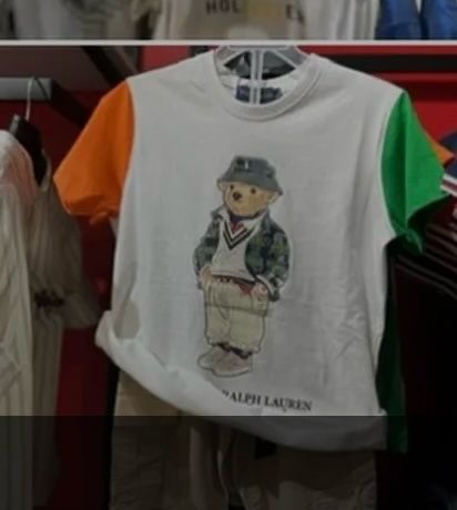 T-shirt round ralph laurin