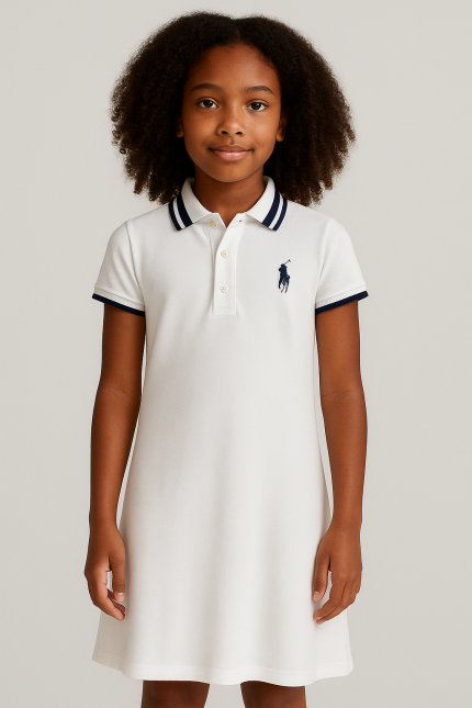 Dress white polo