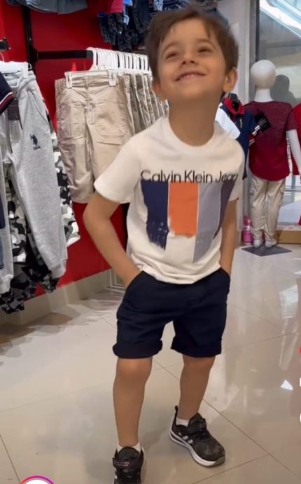 T-shirt round calvin klein