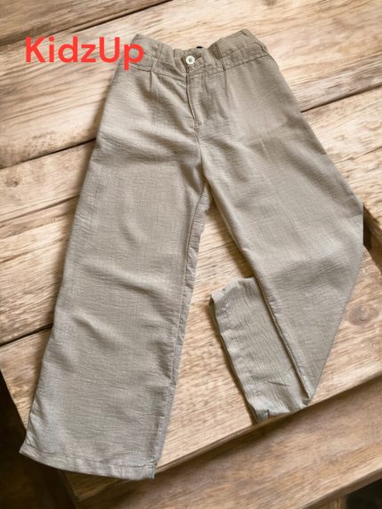 Linen pants beige