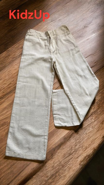 Linen pants off white