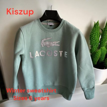 Sweatshirt Lacoste mint color